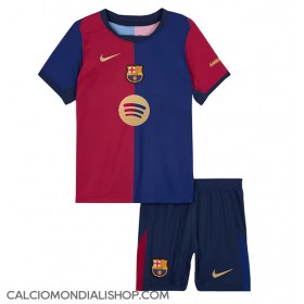 Maglie da calcio Barcelona Paez Gavi #6 Prima Maglia Bambino 2024-25 Manica Corta (+ Pantaloni corti)